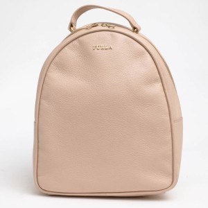 ○フルラ FURLA 牛革 リュック Robin Medium Leather Backpack ロビン シボ革 シュリンクレザー レディース 【中古】 中古