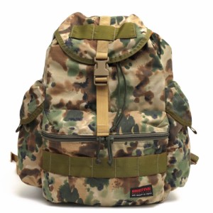 ○ブリーフィング BRIEFING BEAUTY&YOUTH ビューティーアンドユース別注 リップストップナイロン リュック BY CAMO FLAP SACK 迷彩 中古