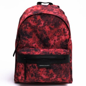 ○ロンシャン Longchamp  リュック Le Pliage Neo Neo Fantaisie Urban Nature Backpack ル プリアージュ ネオ 迷彩・カモフラージ 中古