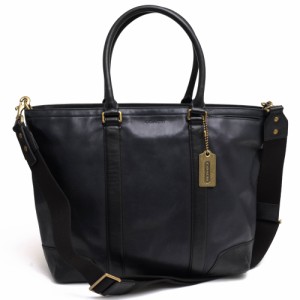 ○コーチ COACH ハーネスレザー 牛革 トートバッグ 71026 Bleecker Business Tote In Harness Leather ブリーカー ビジネストート  中古