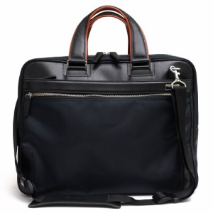 ○サムソナイト Samsonite 撥水ナイロン 牛革 ビジネスバッグ AH4 41003 EPID PLUS Briefcase M EXP エピッドプラス 2WAY ショルダ 中古