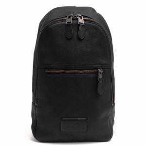 ○コーチ COACH ポリッシュドペブルレザー 牛革 ショルダーバッグ F72321 Campus Pack キャンパス パック ボディバッグ シボ革 シ  中古