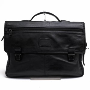 ○トゥミ TUMI ナパレザー 牛革 ビジネスバッグ 96167DH Leather Slim Flap Brief メンズ 【中古】 中古