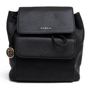 ○フルラ FURLA 牛革 リュック NOEMI BACKPACK ノエミ シボ革 シュリンクレザー レディース 【中古】 中古