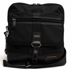 ○トゥミ TUMI FXTバリスティックナイロン ナパレザー 牛革 ショルダーバッグ 222304HK2 ALPHA BRAVO ANNAPOLIS ZIP FLAP HICKORY  中古