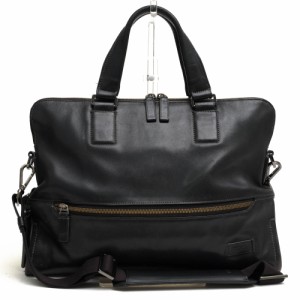 ○トゥミ TUMI 牛革 ビジネスバッグ 63016DP HARRISON TAYLOR PORTFOLIO BRIEF テイラー ポートフォリオ ブリーフ 薄型 2WAY ショ  中古