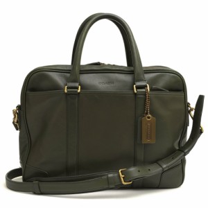 ○コーチ COACH ソフトポートレザー 牛革 ビジネスバッグ 70777 Bleecker Leather Commuter ブリーカー レザー コミューター 2WAY  中古