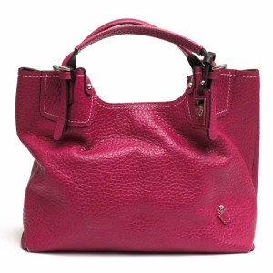 ○ペレボルサ PELLE BORSA 牛革 トートバッグ 203258 Plant プラント シボ革 シュリンクレザー 定番 レディース 【中古】 中古