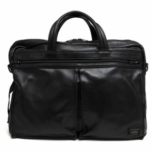 ○ポーター 吉田カバン PORTER 牛ステア クローム鞣し ビジネスバッグ 022-03783 AMAZE BRIEFCASE アメイズ 2WAY リュック ノートP 中古