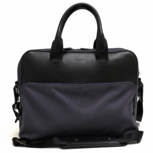 ○コールハーン COLE HAAN 一部牛革 ビジネスバッグ F11338 GRANDSERIES Nylon and Leather Attache 2WAY ショルダーバッグ メンズ 中古