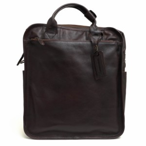 ○マザーハウス MOTHERHOUSE 牛革 リュック MG12191 Antique BackPack 2WAY トートバッグ ユニセックス 男女兼用 デイパック メン  中古