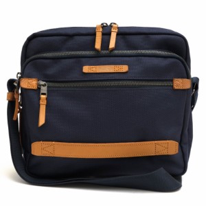 ○トゥミ TUMI FXTバリスティックナイロン ナパレザー 牛革 ショルダーバッグ 61006NVY Dalston Clifton Crossbody ダルストン ク  中古