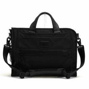 ○トゥミ TUMI バリスティックナイロン ナパレザー 牛革 ビジネスバッグ 26110D2 ALPHA Slim Deluxe Portfolio スリム デラックス  中古