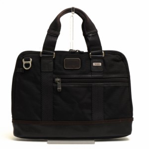 ○トゥミ TUMI バリスティックナイロン ナパレザー 牛革 ビジネスバッグ 222610HK2 Alpha BRAVO Earle Compact Brief アール コン  中古