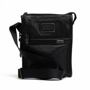 ○トゥミ TUMI ナパレザー 牛革 ショルダーバッグ 9203110DL3 Alpha3 Pocket Bag Small アルファ3 ポケットバッグ スモール メンズ 中古