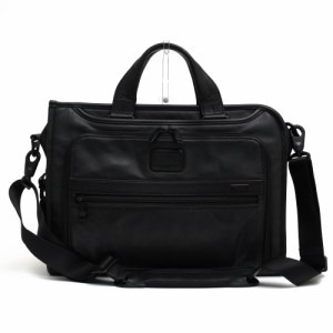 ○トゥミ TUMI ナパレザー 牛革 ビジネスバッグ 96110D2 ALPHA2 SLIM DELUXE LEATHER PORTFOLIO アルファ2 スリム デラックス ポー 中古