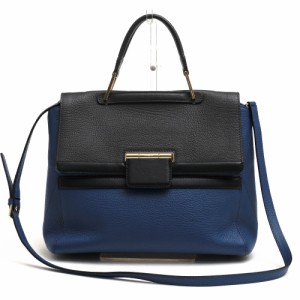 ○フルラ FURLA 牛革 ハンドバッグ ARTESIA アルテーシア M サッチェルバッグ シボ革 シュリンクレザー 2WAY ショルダーバッグ レ  中古