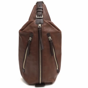 ○コーチ COACH パンチング ショルダーバッグ 70716 Thompson Sling Pack In Perforated leather トンプソン スリング パック パー 中古