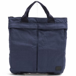 ○ポーター 吉田カバン PORTER LOWERCASE EDIFICE エディフィス インディゴ トートバッグ 15092310200030 Indigo 2way Helmet Bag  中古