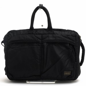 ○ポーター 吉田カバン PORTER ナイロンツイル ポリエステル綿ボンディング加工 ビジネスバッグ TANKER BRIEFCASE タンカー 2WAY   中古