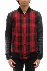 ○ダブルジェイケイ wjk varsity jacket/ヴァーシティジャケット vintage melton 2173 wl69 スタジャン  メンズ 【中古】 中古