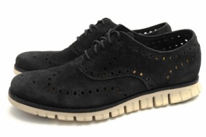 ○コールハーン COLE HAAN  ローカットスニーカー C12981 ZEROGRAND WING OX ゼログランド ウイングオックス メンズ 【中古】 中古