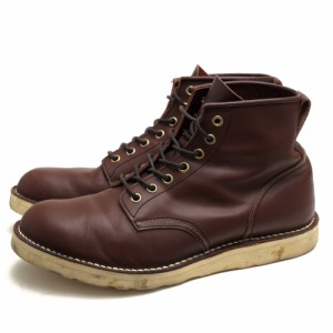 ダナー Danner 牛革 ワークブーツ D4125 PAULINE2 ステッチダウン製法 プレーントゥ Vibramソール メンズ 【中古