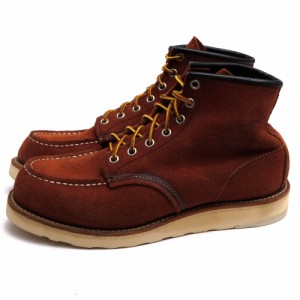 ○レッドウィング RED WING 牛革 カッパーアビレーン ワークブーツ 8810 Classic Moc Toe クラシック アイリッシュセッター グッド 中古