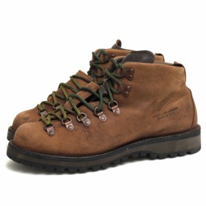 ○ダナー Danner ヌバックレザー 牛革 マウンテンブーツ 35000X MOUNTAIN LIGHT TAN SUEDE マウンテンライト タンスエード Vibram  中古