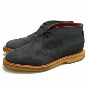 ○マークマクナイリー Mark McNairy Lafayette リップストップ チャッカブーツ LFT14AW04 LE CAMO DESERT BOOTS グッドイヤーウェ  中古