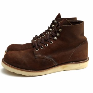 ○レッドウィング RED WING ジャワミュールスキナー ラフアウト Java Muleskinner Roughout ワークブーツ 8164 6inch CLASSIC ROUN 中古