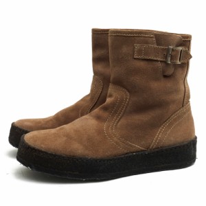 ○ノンネイティブ nonnative 牛革 エンジニアブーツ RANCHER BOA PECOS BOOT Exclusive ムートンブーツ クレープソール ボア メン  中古