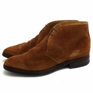 ○アルフレッドサージェント Alfred Sargent シップス SHIPS別注 牛革 チャッカブーツ 20292 CHUKKA BOOT プレーントゥ グッドイヤ 中古