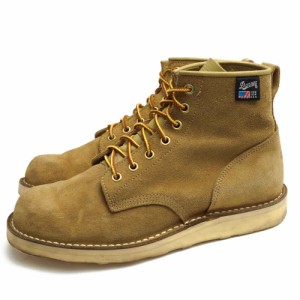 ○ダナー Danner 牛革 ワークブーツ D-4124 PAULINE プレーントゥ Vibramソール ステッチダウン製法 メンズ 【中古】 中古