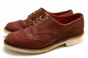 ○トリッカーズ Tricker's The DUFFER of ST.GEORGE ザダファーオブセントジョージ別注 牛革 カーフ ビジネスシューズ M7292 Keswi 中古