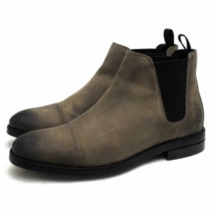 ○コールハーン COLE HAAN ヌバック 牛革 サイドゴアブーツ C28638 Grand Chelsea Boot ワグナー グランド チェルシーブーツ GRAND 中古