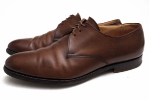 ○クロケット＆ジョーンズ CROCKETT＆JONES ポールスミス コレクション Paul Smith COLLECTIONコラボ 牛革 カーフ ビジネスシュー  中古