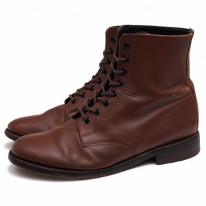 ○ジョージコックス GEORGE COX VICTIM ヴィクティム別注 レースアップブーツ 8 HOLE LEATHER BOOTS レザーソール メンズ 【中古】 中古