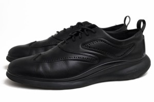 ○コールハーン COLE HAAN 牛革 ビジネスシューズ C28399 3ZEROGRAND WING OX 3.ゼログランド ウィング オックスフォード ウイング 中古