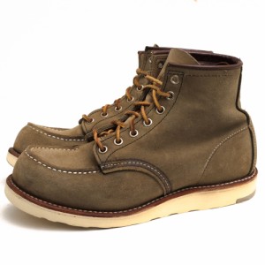 ○レッドウィング RED WING モハヴェレザー NIGEL CABOURN ナイジェルケーボン別注 ワークブーツ 8139 SAGE MOHAVE 6inch Classic  中古