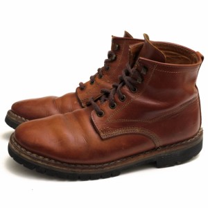 ○ブッテロ BUTTERO 牛革 ワークブーツ B11511 BRIGANTE プレーントゥ Vibramソール メンズ 【中古】 中古