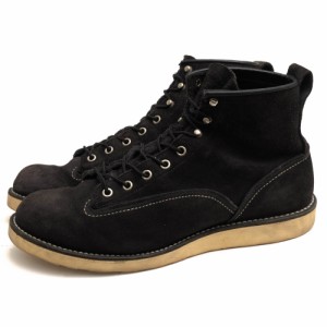 ○レッドウィング RED WING Black Abilene Roughout ブラック アビレーン ラフアウト 牛革 ワークブーツ 2900 6inch LINEMAN BOOTS 中古