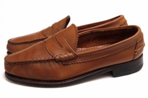 ○アレン エドモンズ Allen Edmonds 牛革 コインローファー Kenwood ケンウッド ビーフロール スリッポン レザーソール グッドイヤ 中古