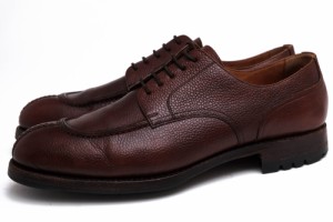 ○ヤンコ YANKO ボックスカーフ 牛革 ビジネスシューズ 14539 U-TIP SHOES Uチップ グッドイヤーウェルト製法 メンズ 【中古】 中古