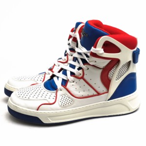 ○バルマンオム BALMAIN HOMME 牛革 ハイカットスニーカー BH2 SHOES SNEAKER KEITH バスケットシューズ メンズ 【中古】 中古