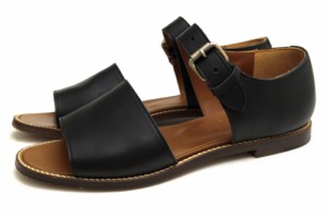 ○マーガレット ハウエル MARGARET HOWELL 牛革 サンダル 578-0170605 ANKLE STRAP SANDAL アンクルストラップ レディース 【中古  中古