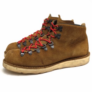 ○ダナー Danner フルグレイン防水スエード ゴアテックス 牛革 マウンテンブーツ D-45500X MOUNTAIN LIGHT TAN SUEDE マウンテンラ 中古