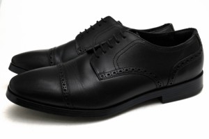 ○コールハーン COLE HAAN 牛革 ビジネスシューズ C23789 Jefferson Cap Toe Oxford ジェファーソン グランド キャップ オックスフ 中古