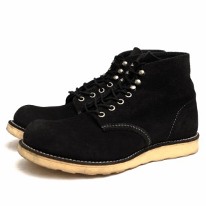 ○レッドウィング RED WING Black Abilene Roughout ブラック アビレーン ラフアウト 牛革 BEAMS別注 ワークブーツ 8174 6inch CLA 中古