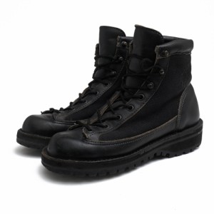 ○ダナー Danner フルグレイン防水レザー GORE-TEX ゴアテックス 牛革 マウンテンブーツ 31400X DANNER LIGHT ダナーライト BLACK  中古